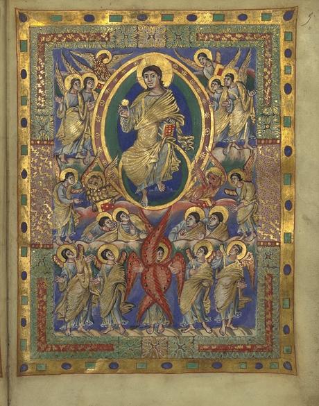 Sacramentaire de Charles le Chauve, vers 869-870, BnF, Manuscrits, Latin 1141 fol. 5r gallica