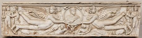3 Dieu sur le Globe : haut moyen âge Sarcophagus_imago_clipeata_Terme