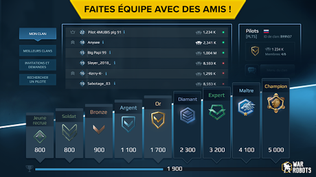 Télécharger Gratuit War Robots. Batailles multijoueur tactiques 6v6 APK
MOD (Astuce) Télécharger Gratuit War Robots. Batailles multijoueur tactiques 6v6 APK MOD (Astuce) 5