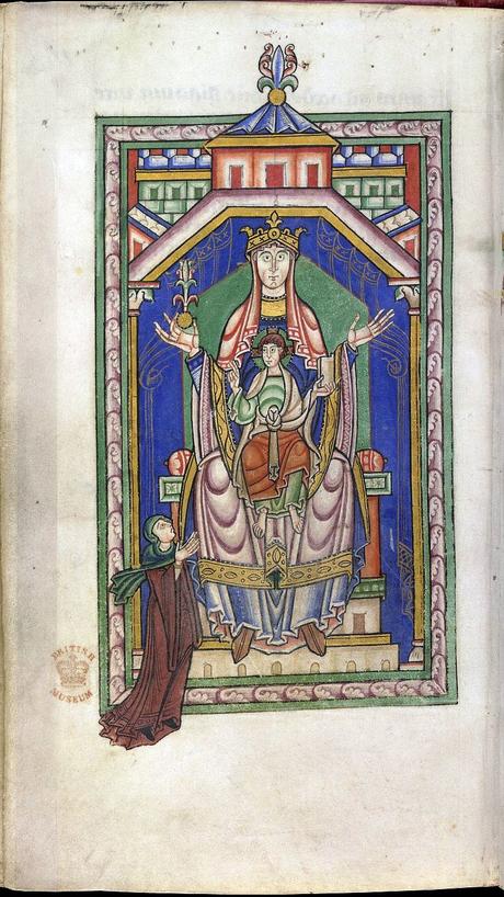 Psautier shaftesbury Angleterre1225-50 Lansdowne 383 f. 165v.