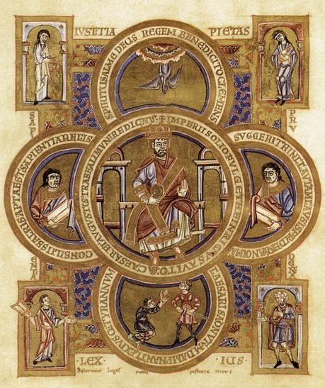 Evangile d'Henry II 1020 ca Ottobon lat.74 fol 193v Bibliotheque vaticane