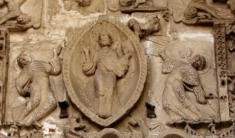 Ascension Cathedrale_de_Cahors portail Nord 12eme
