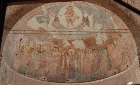 Ascension vers 885(fresco_in_Rotunda_of_Galerius) Thessalonique