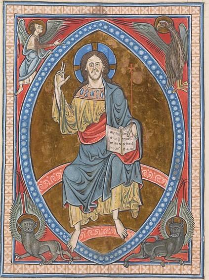 Psalter England, 1225 ca MS G.25 fol. 3r Morgan Library