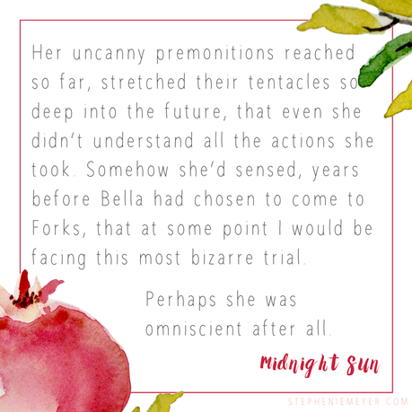 Découvrez des Teasers de Midnight Sun de Stephanie Meyer