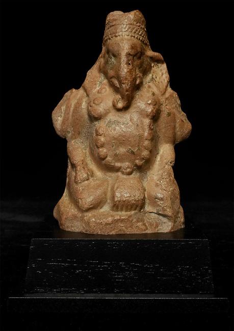 Extremely early terracotta Ganesh from India, Afghanistan, or ...