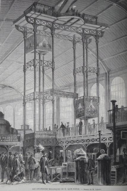 Juillet 1867 - Louis II de Bavière visite l'exposition universelle de Paris... et prend l'ascenseur