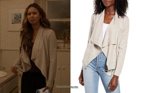 13 REASONS WHY : Jessica’s drape Front Jacket in S4E04