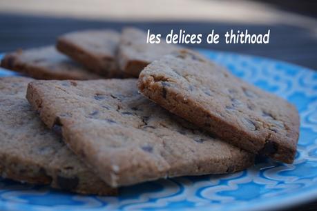 Biscuits farine de châtaigne et pépites de chocolat