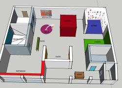 Plan scénographique de la Cuverie