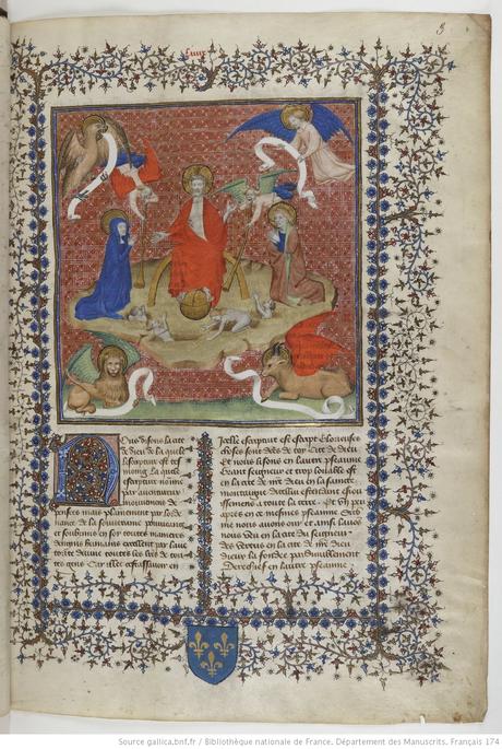 1400-05 Jacquemart de Hesdin augustinus de civitate dei BNF Francais fol 3r , Jugement Dernier