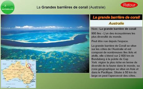 Pays Etrangers - Les 7 merveilles du monde Naturelle