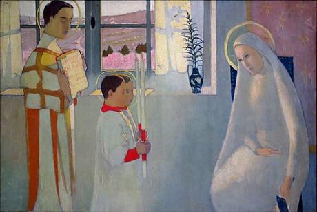 Maurice Denis,Le Mystère catholique (1889), huile sur toile,Prieuré de Saint-Germain-en-Laye.