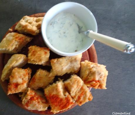 Pain à la purée de pommes de terre et origan