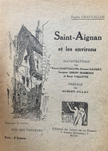 Saint-Aignan sur cher (Loir et cher) un beau village et un château une église splendide