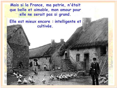 France "Ma Patrie" lettre d'un élève 3ème