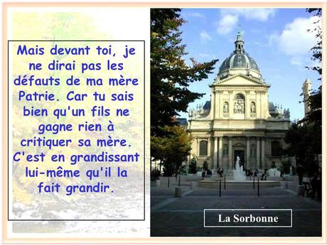 France "Ma Patrie" lettre d'un élève 3ème