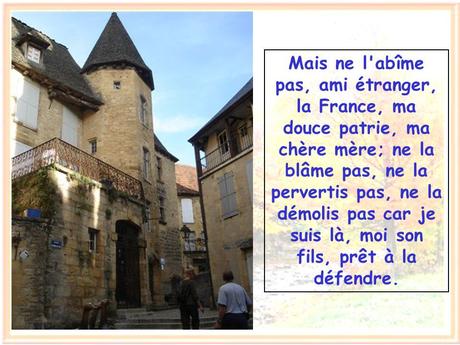 France "Ma Patrie" lettre d'un élève 3ème