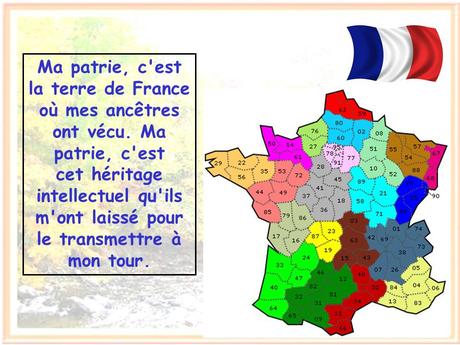 France "Ma Patrie" lettre d'un élève 3ème