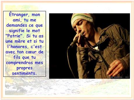 France "Ma Patrie" lettre d'un élève 3ème