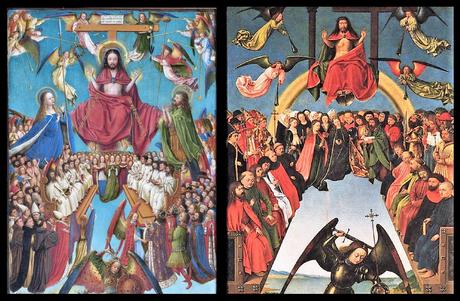 Jugement dernier Van Eyck 1430 MET comparaison Christus haut