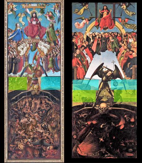 Jugement dernier Van Eyck 1430 MET comparaison Christus. ensemble