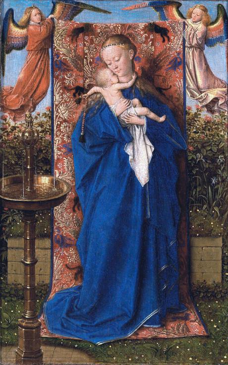 Madonna and Child at the Fountain, by Jan van Eyck