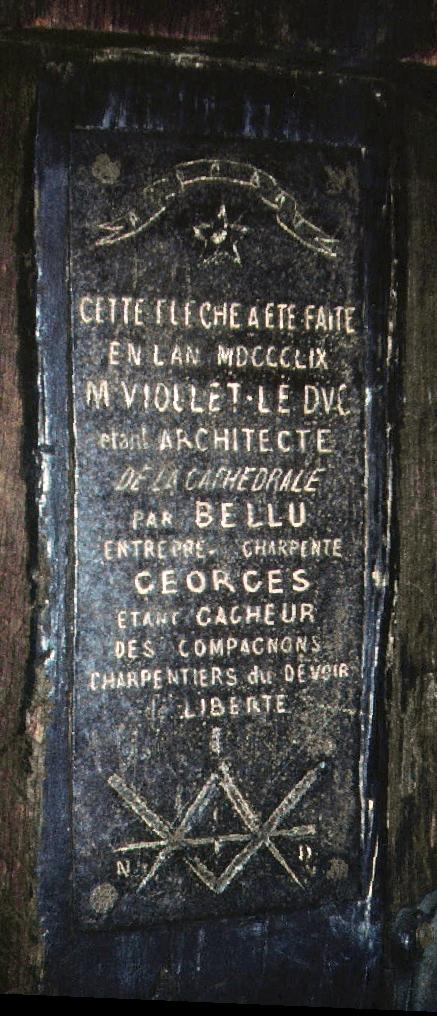 Les compagnons charpentiers et Notre-Dame de Paris