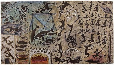 Focus sur une estampe de Dennis Nona dans les collections du musée des Confluences, Lyon