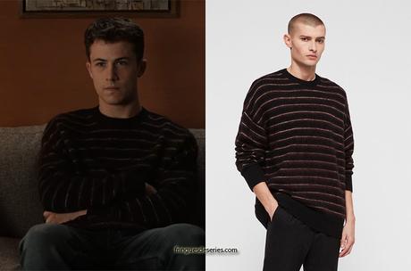 13 REASONS WHY : Clay’s striped sweater in S4E05