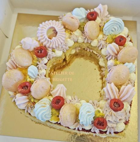 Number cake Framboises et Fruits de la Passion