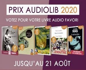 Prix Audiolib : à vous de voter ! Prix Audiolib : les 5 finalistes soumis au vote du public