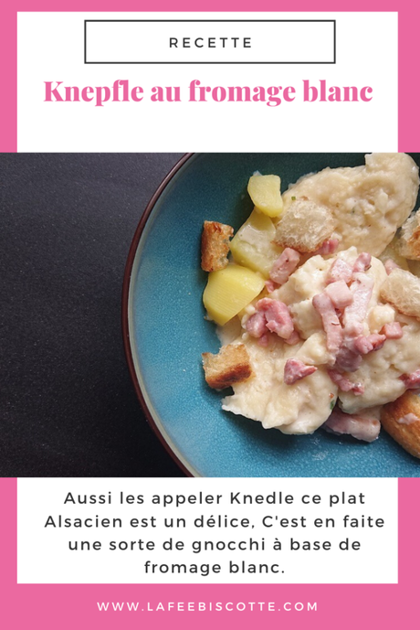 Knepfle au fromage blanc