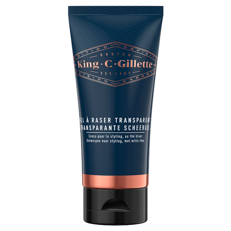 Gel de rasage transparent King.C.Gillette
