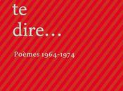 Laisse-moi dire... (poèmes 1964-1974), Margaret Atwood (éd. Bruno Doucey)