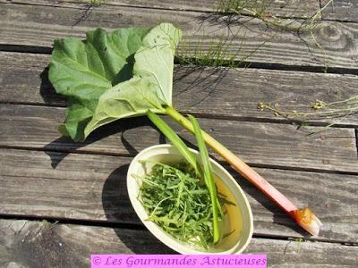 Salade d'épeautre à la vinaigrette à la Rhubarbe (Vegan)