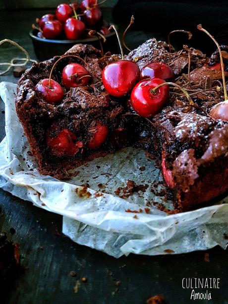 Brownie aux cerises Brownie aux cerises