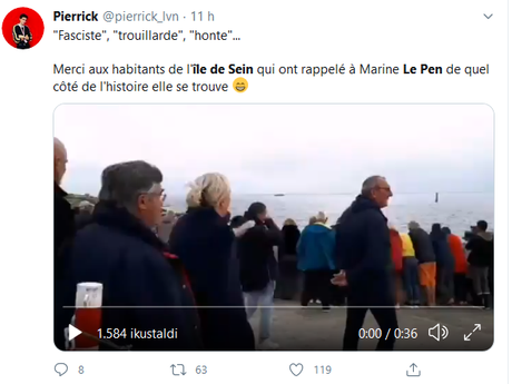 L’honneur de Sein : une haie de déshonneur pour Marion Anne Perrine Le Pen #18juin