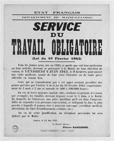 » Le STO : Service du Travail Obligatoire - Devoir de Mémoire