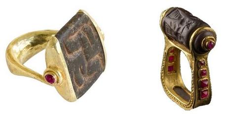 Bagues intailles, de l'antiquite à nos jours bagues intailles antiques
