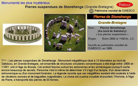 Pays Etrangers - Les 7 monuments les plus mystérieux