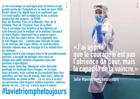 Bel Ami lance à Paris une campagne d’affichage en hommage aux soignants.