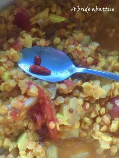 Soupe de lentilles corail