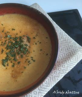 Soupe de lentilles corail