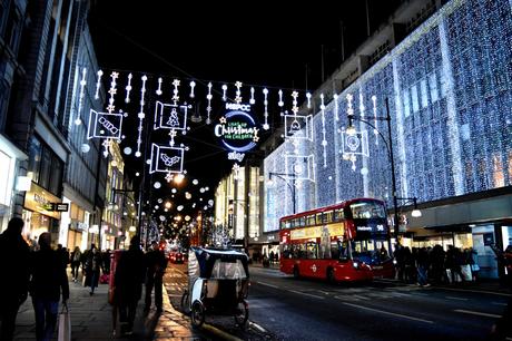 Une balade dans les rues illuminées de Londres…