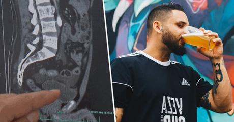 Info bière – Vessie d’homme chinois, boire des bouteilles de bière et garder son urine pendant des heures
 – Bière brune