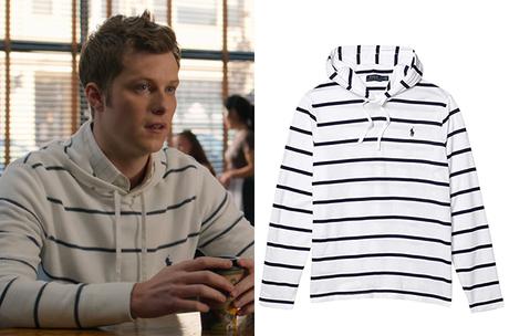 13 REASONS WHY : Charlie’s striped hoodie in S4E09