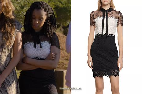 13 REASONS WHY : Ani’s black & white mini dress