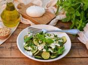 Salade courgettes burrata