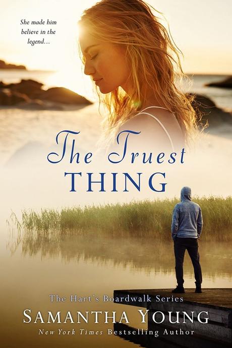 Cover Reveal: Découvrez la couverture et le résumé de The truest thing , le 4ème tome de la saga Hart's Boardwalk de Samantha Young L’image contient peut-être : 1 personne, océan, texte et plein air